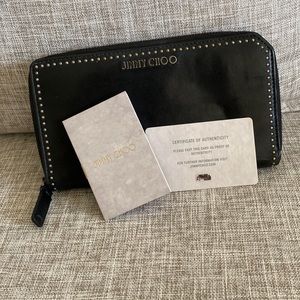 Jimmy Choo Black Wallet